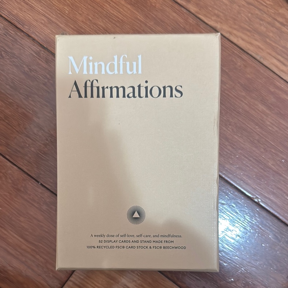 Mindful Affirmations Card Set - Tan